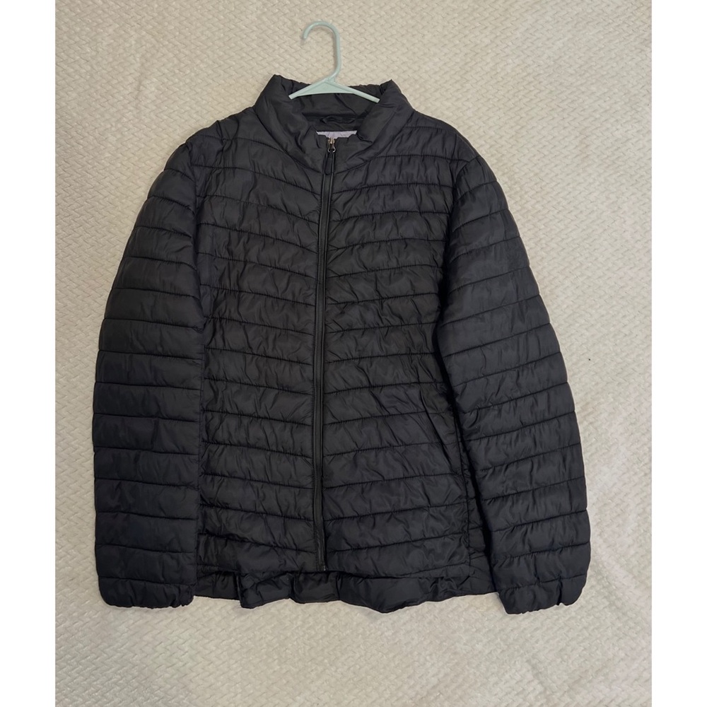 Womens plus size puffer jacket